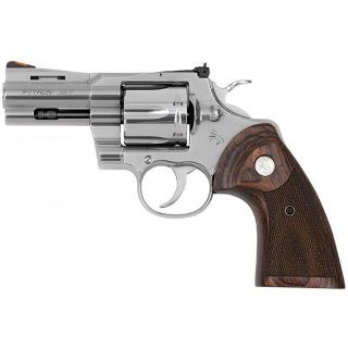 Colt Python 357 Magnum 3 Inch 6 Round Stainless Steel Walnut Grip