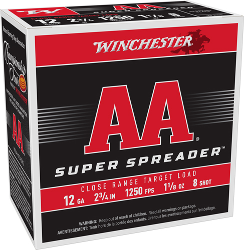 Winchester Aa 12 Gauge Lead Shot 1-1/8 Ounce 25 Rounds