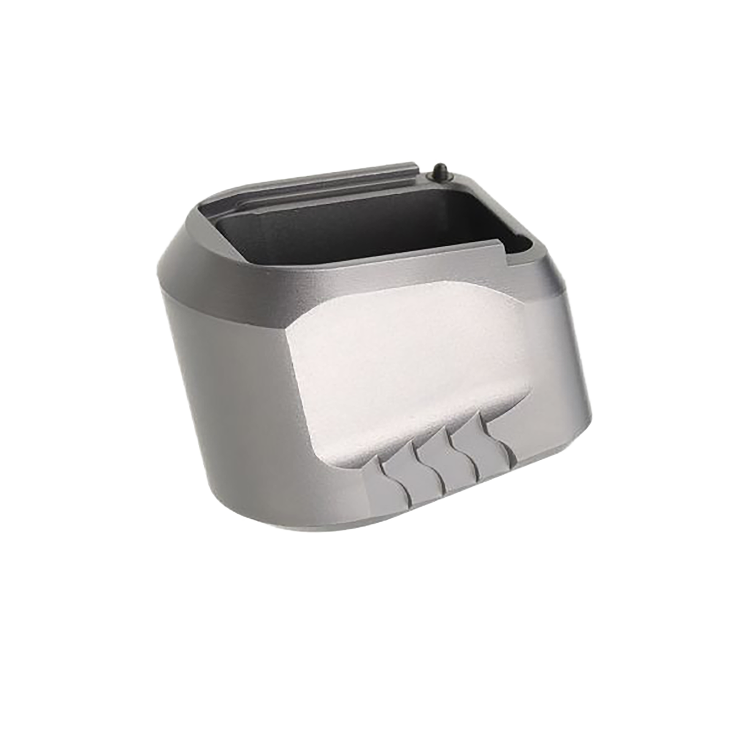 Tyrant CNC TDMPMAGEXFSGREY Magazine Extension Fits S&W M&P 9/40 5rd Aluminum Grey