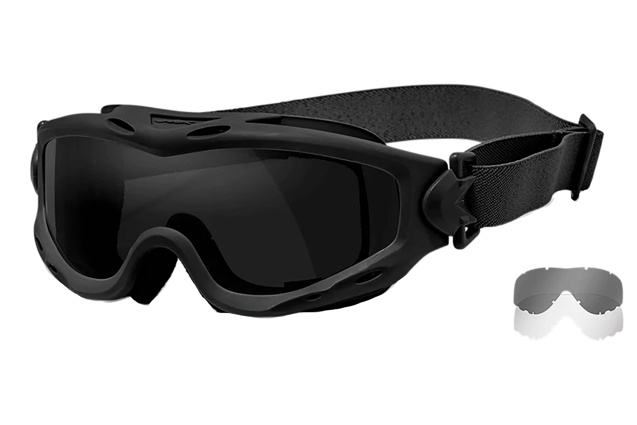 Wiley X SP29B Spear Goggles Smoke Gray Lens Matte Black Frame
