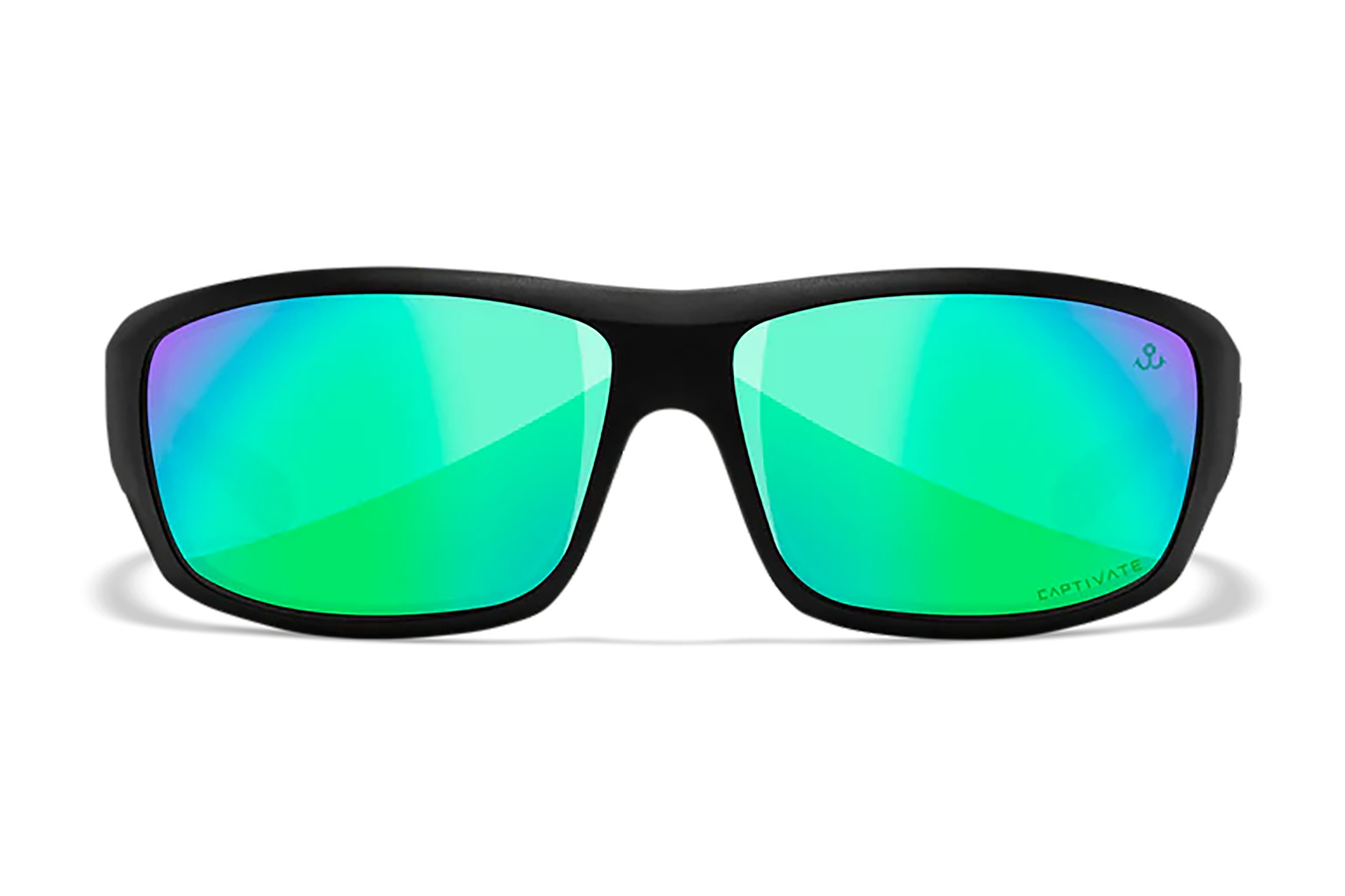 Wiley X ACOME22 Omega  Green Mirror Lens Polycarbonate Matte Black Frame