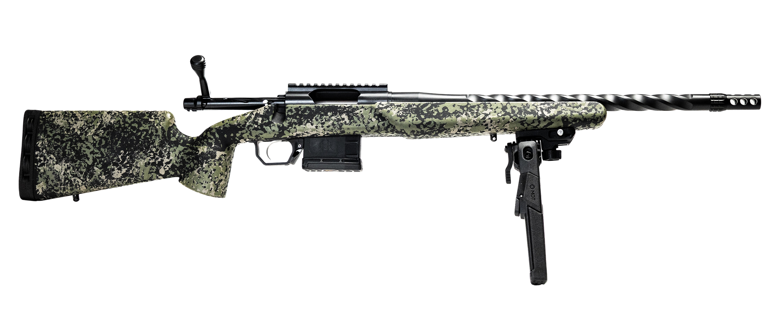 Horizon Firearms RF099L221814T24 Core Sports South Exclusive 22 Creedmoor 5+1 18" Fluted Threaded Barrel, Stainless Steel Receiver, Iota EKO Carbon Fiber Stock