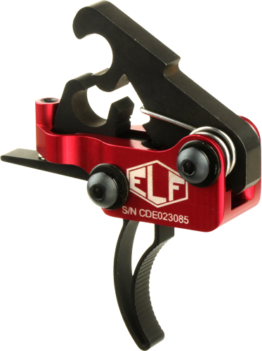 Elftmann Ar-15 Match Trigger 4lb 2.75lb Drop Safe Curved Threaded Mount