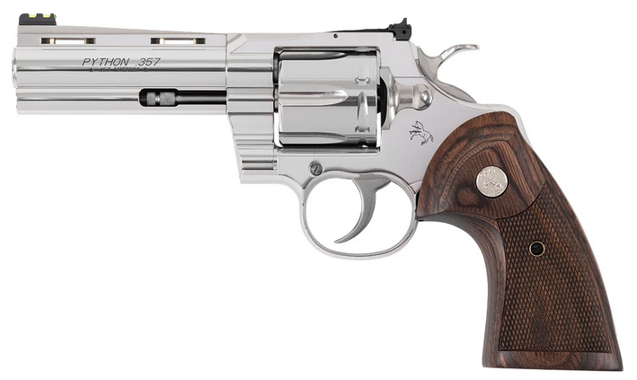 Colt Target Python 357 Mag 6" 6rd Stainless Walnut Revolver