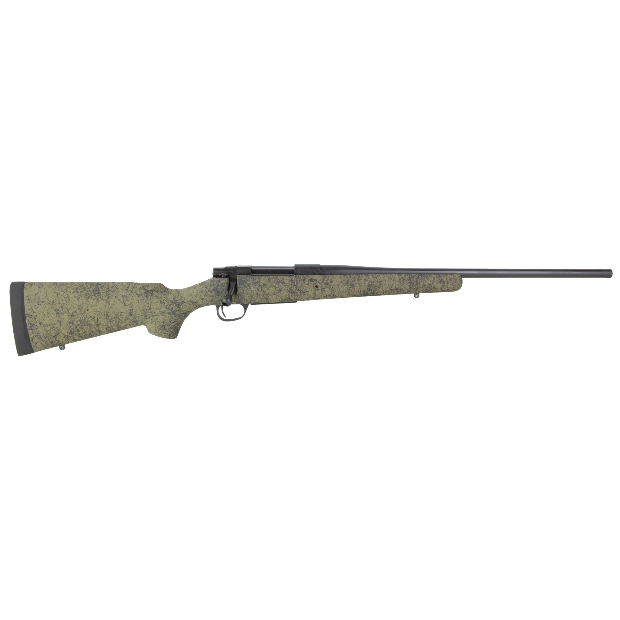 Howa HHSSL708ODG 1500 Superlite Gen2 Full Size 7mm-08 Rem 3+1 20" Black Threaded Barrel, Matte Blue Steel Drilled & Tapped Receiver, OD Green w/Black Webbing HS Precision Synthetic Stock, Right Hand