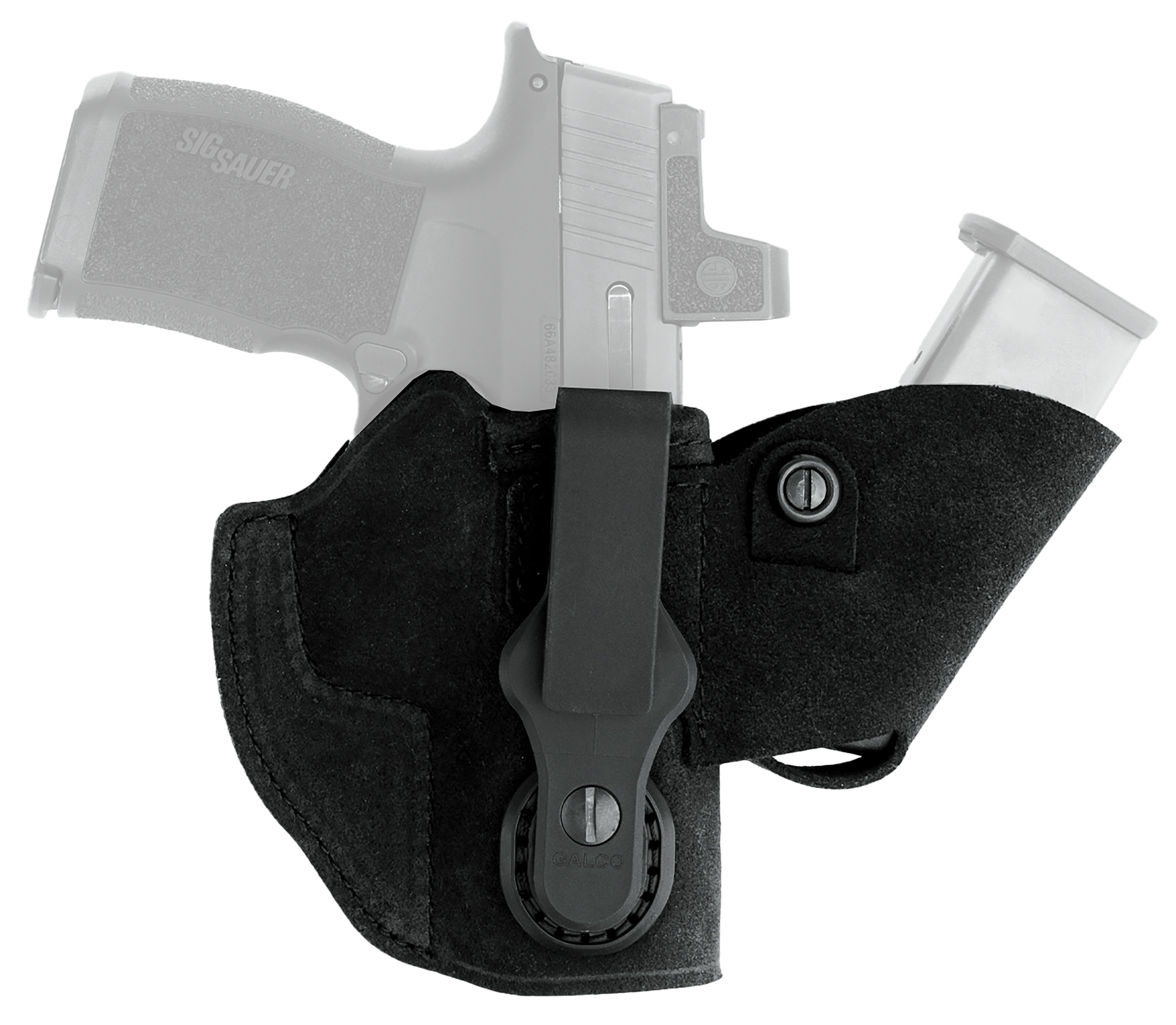 Galco WK3-834RB Walkabout 3.0 Strongside/Crossdraw IWB Black Steerhide Fits Glock 48 Ambidextrous