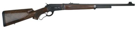 Cimarron 71 Premium, .45-70 Gov, 24-inch, 5-Round, Blued Case Hardened Walnut