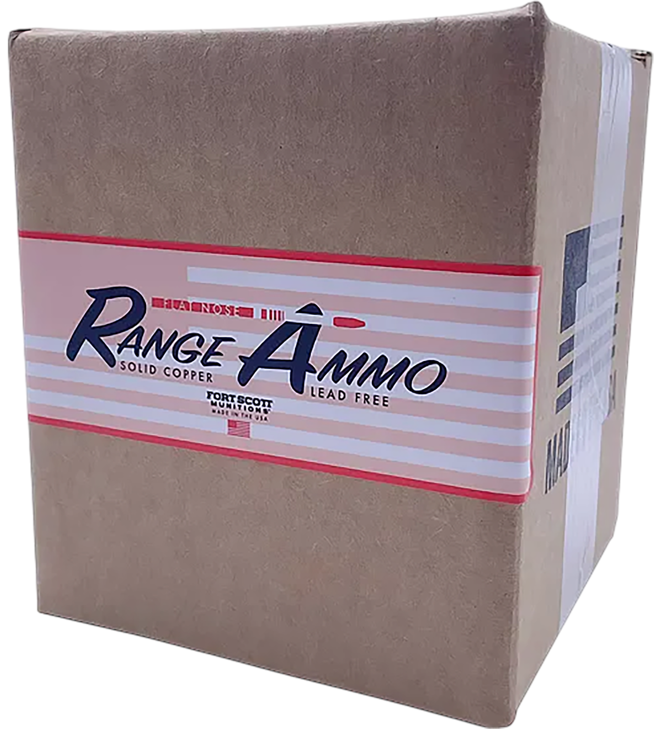 Fort Scott Munitions 9MM-115-SCVFNRA Range Ammo  9mm 115gr Solid Copper Flat Nose 500rds