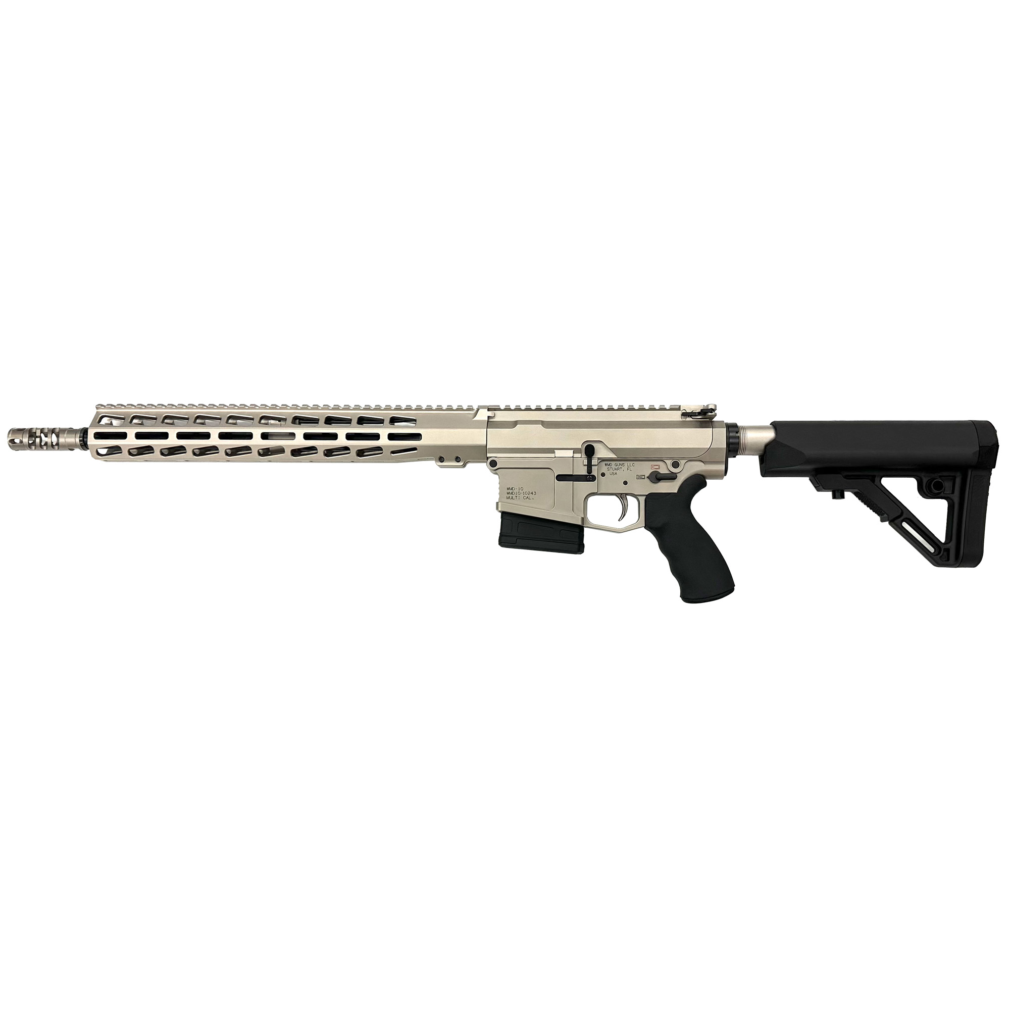 WMD BO 8.6 BLK 16" 10RD SILVER