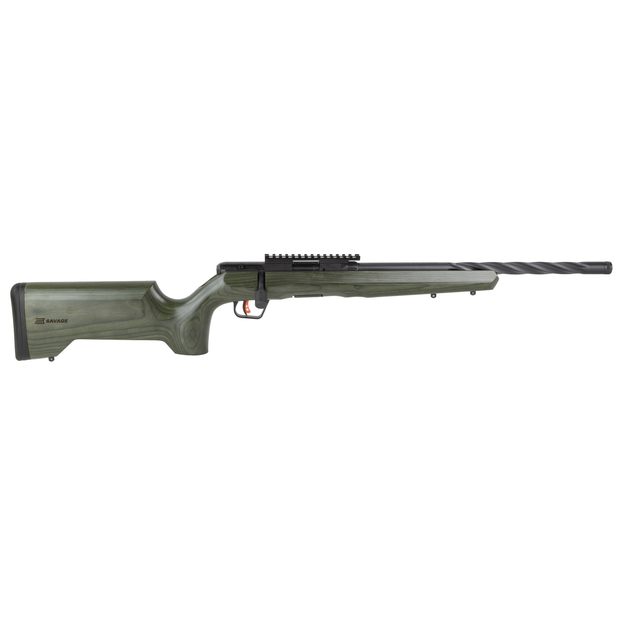 Savage B22 Mag Timber Tact 22 WMR 18 Inch 9 Rounds OD Green Laminate