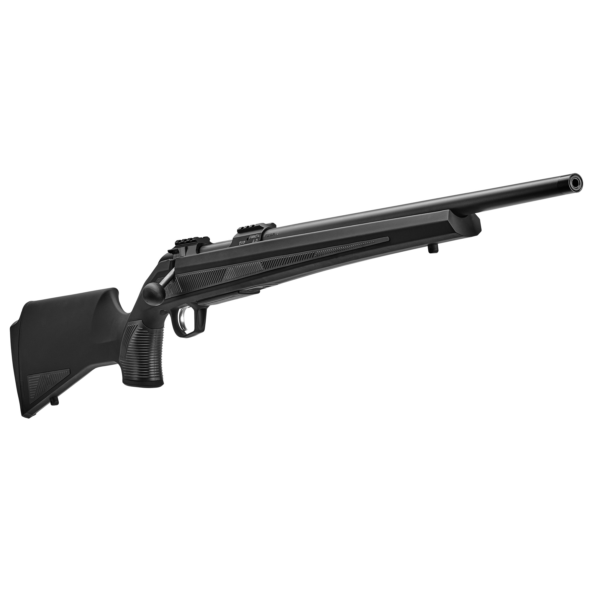 CZ 600 Plus Alpha Rifle 6.5 CM 22 in. Black w/ Pic Rail & Threaded 5 rd