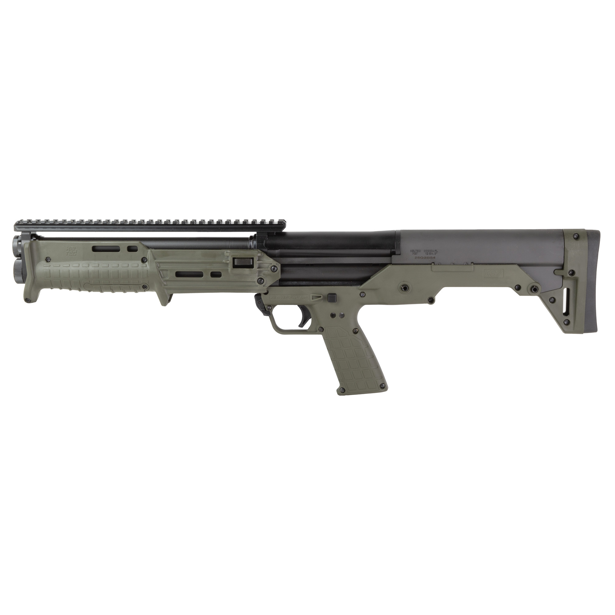 Kel-Tec KS7 G2 12 Gauge 18.5 inch 6+1 Green Receiver Green Stock M-LOK