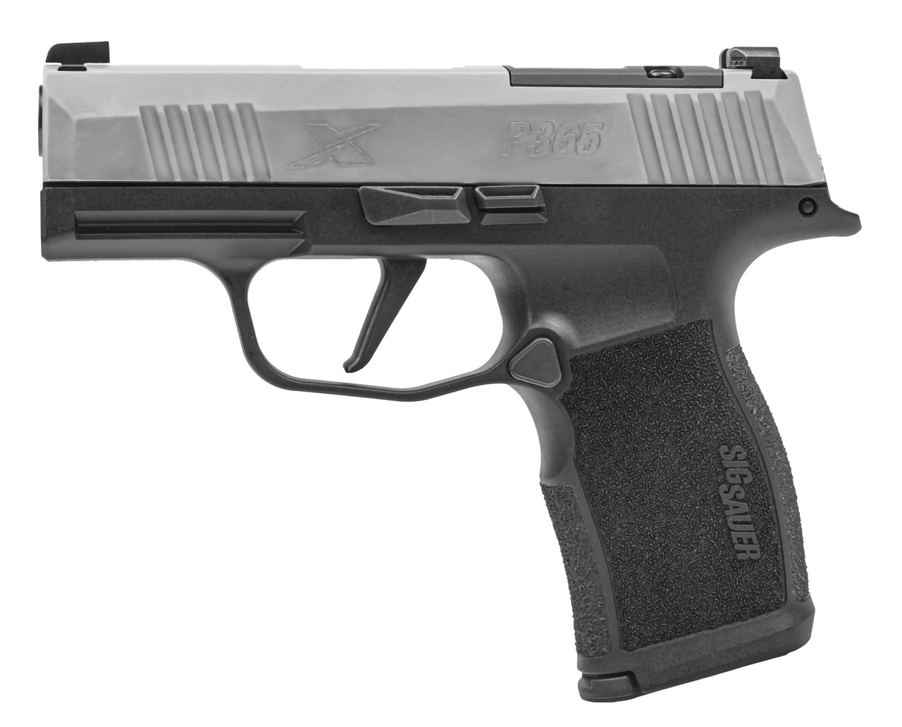 Sig Sauer P365X 9mm Luger 3.10" 12 Rounds Stainless Steel Optic Ready/Serrated Slide