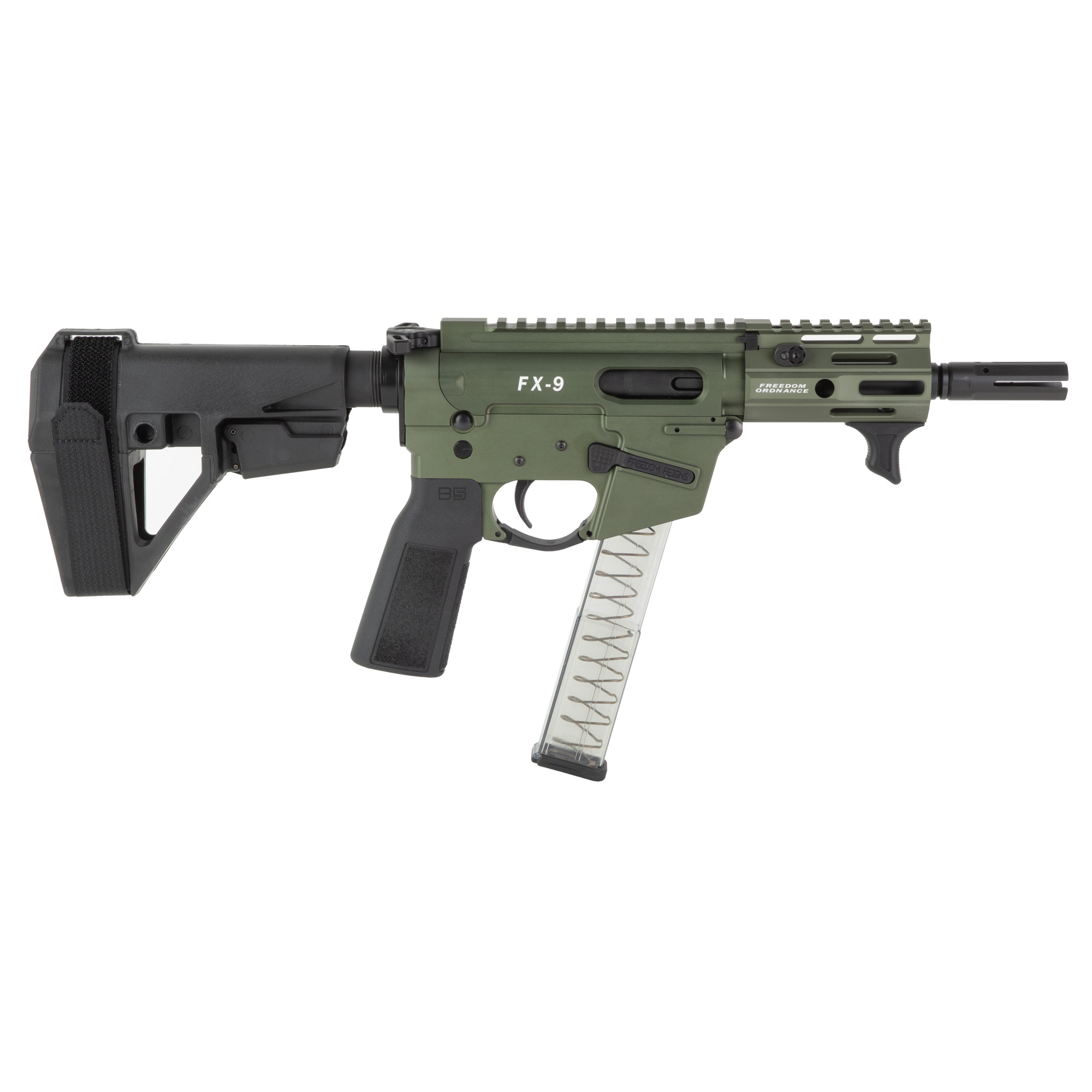 FRD ORD FX9 ELT SBA5 9MM 4" 31RD ODG