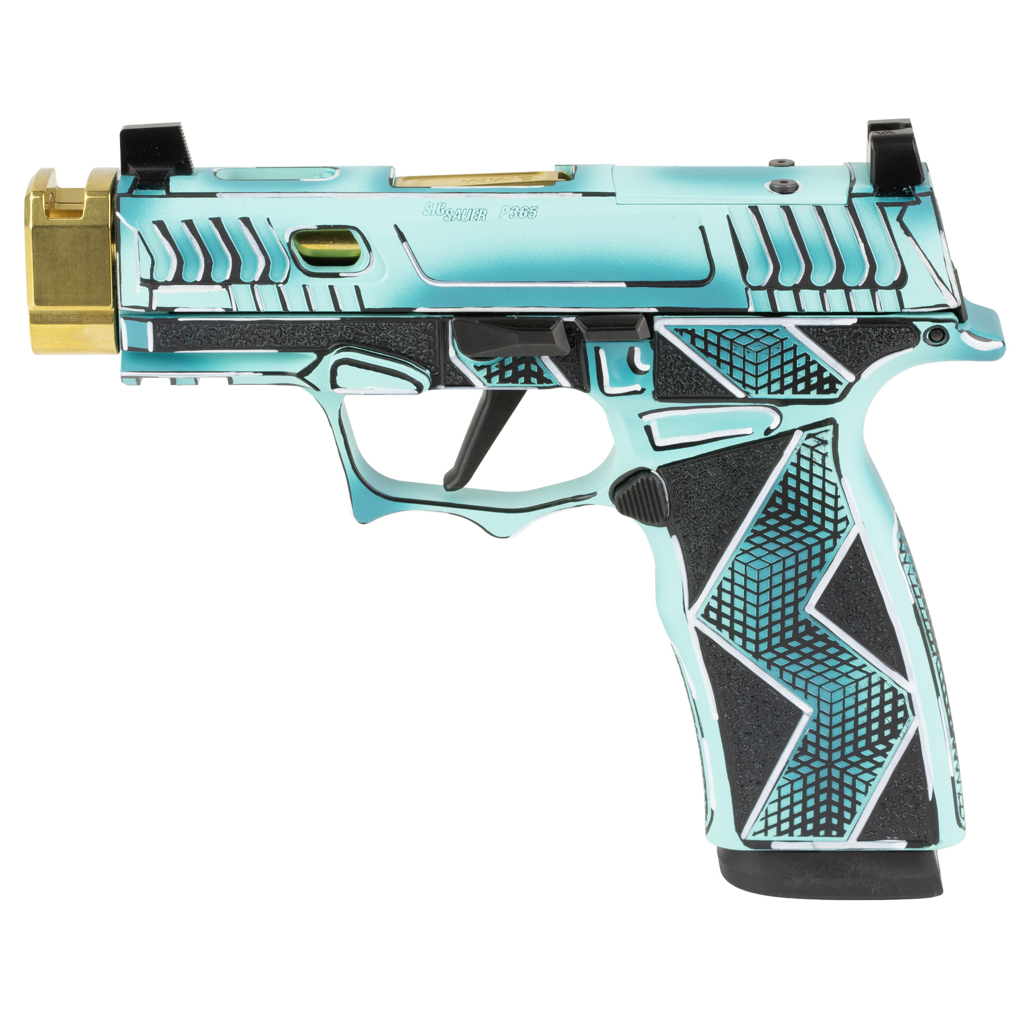 Sig Sauer Komodo Anime P365X 9mm 3.1" 17 Rounds Blue Cerakote