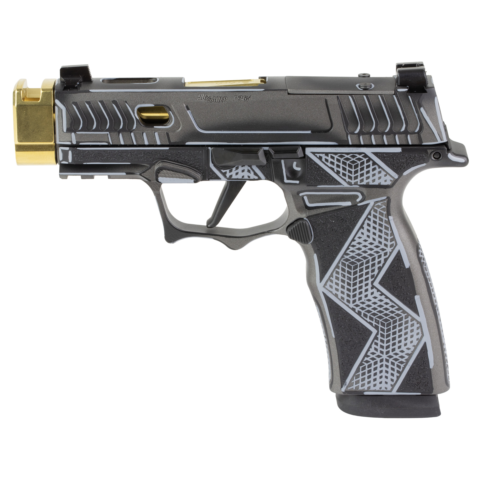Sig Sauer Komodo Anime 9mm Luger 3.1" 17 Rounds Gold Green Blue