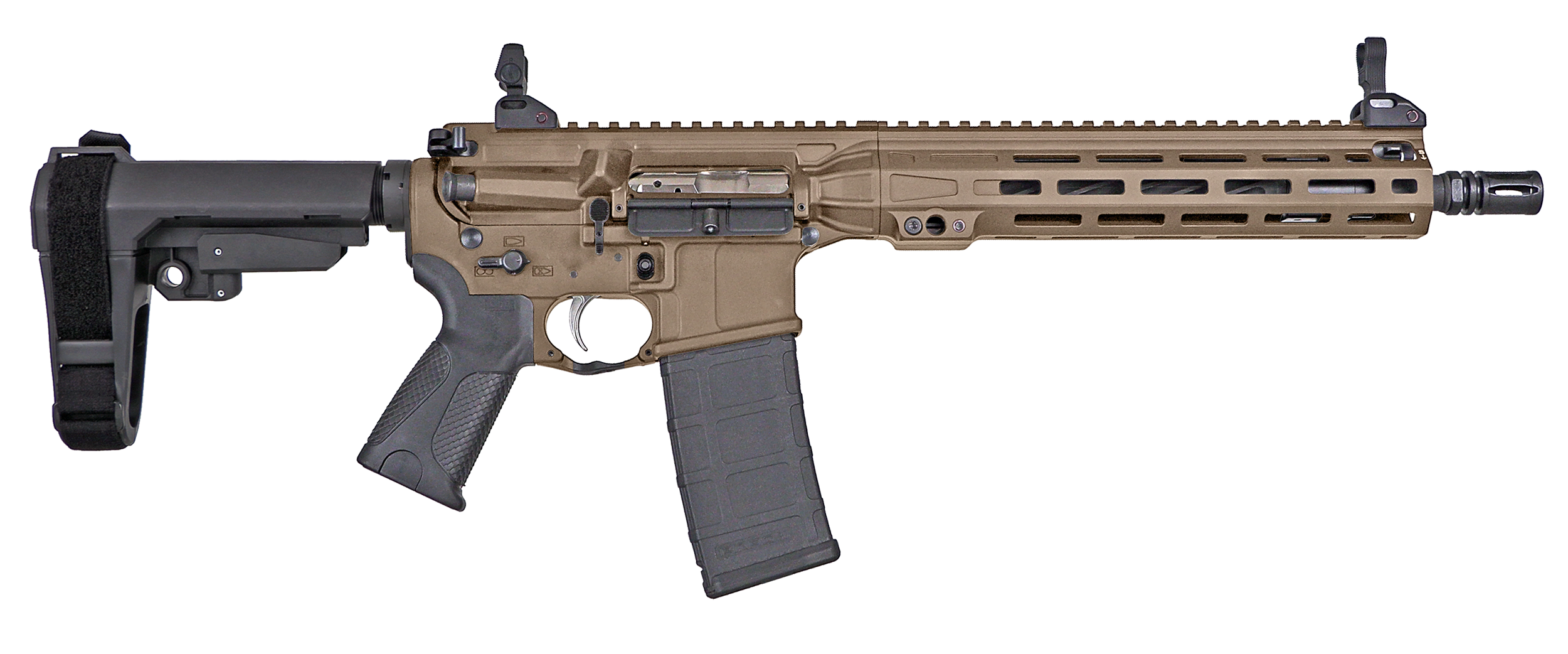 LWRCI IC MkII 5.56 NATO 12.7in Pistol 30rd Flat Dark Earth SBA3