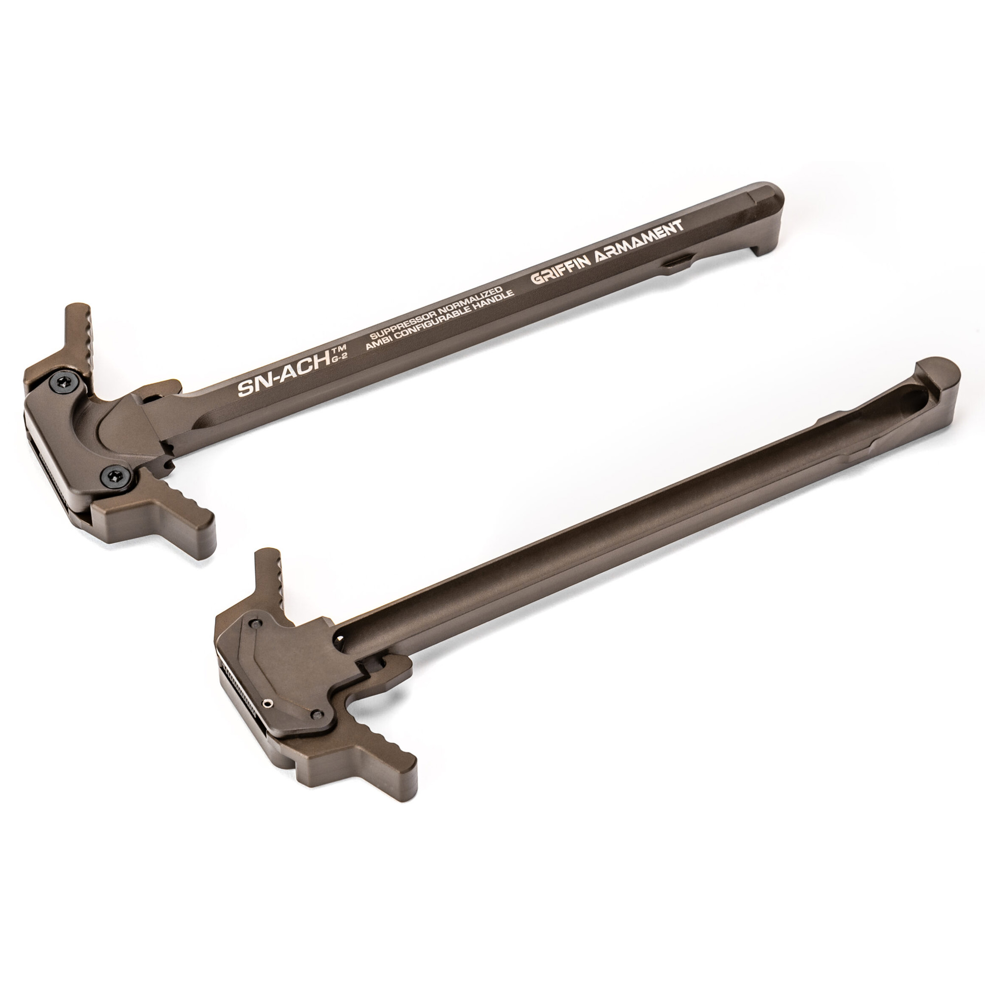Griffin Armament Sn-ach 15 Gen 2 Terra Brown Ambi Charging Handle Ar-15 M4 M16