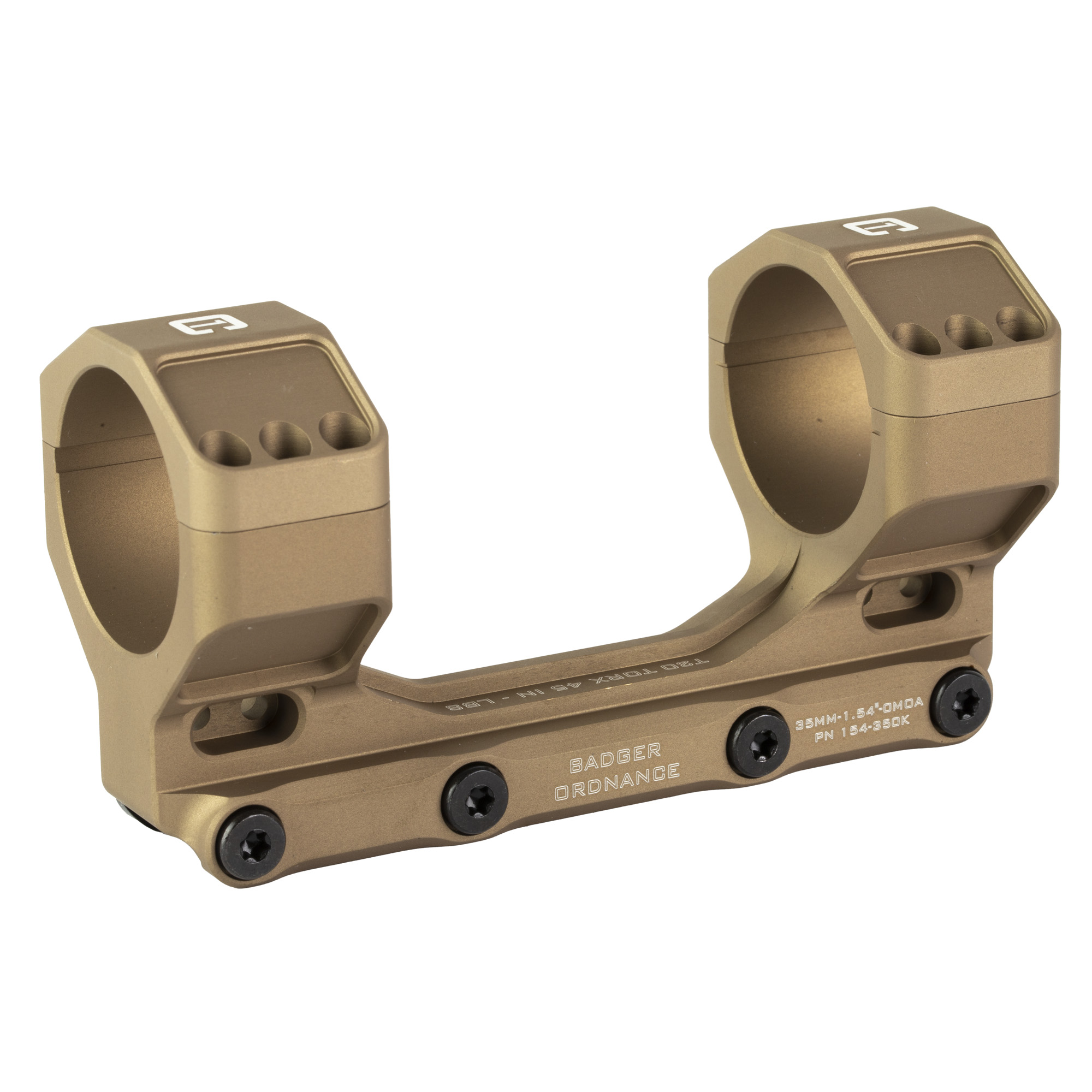 Badger Ordnance Comm Max 35mm 1.54in Tan Mount