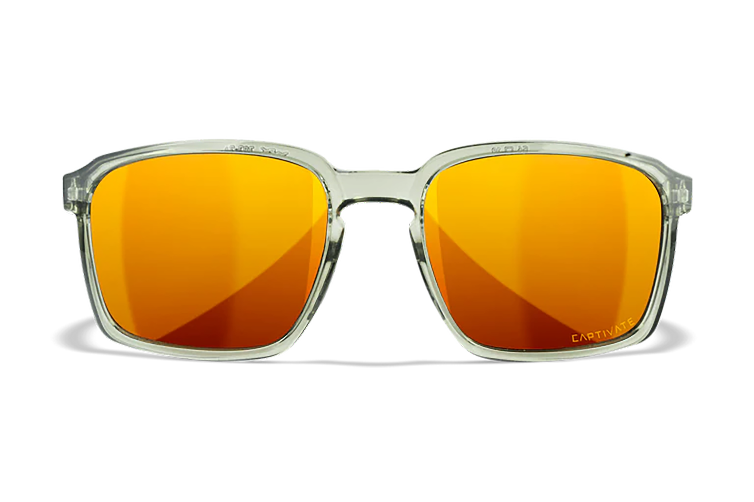 Wiley X AC6ALF04 Alfa  M/L Bronze Mirror Lens Polycarbonate Gloss Crystal Light Olive Frame