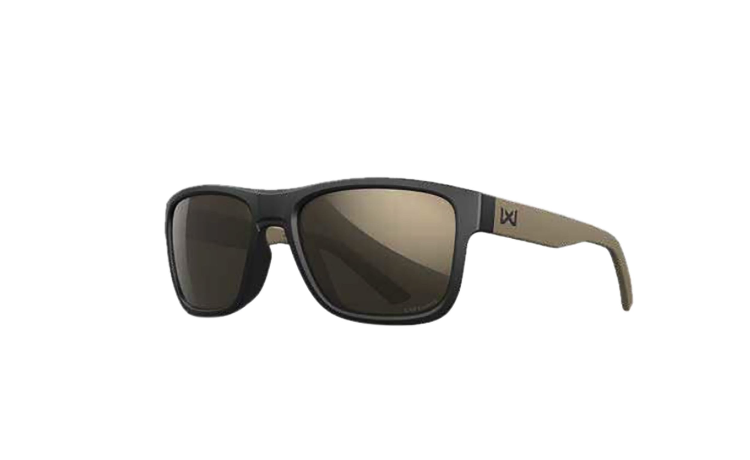 Wiley X AC6OVN14 Ovation  Tungsten Mirror Lens Polycarbonate Matte Black w/ Tan Frame