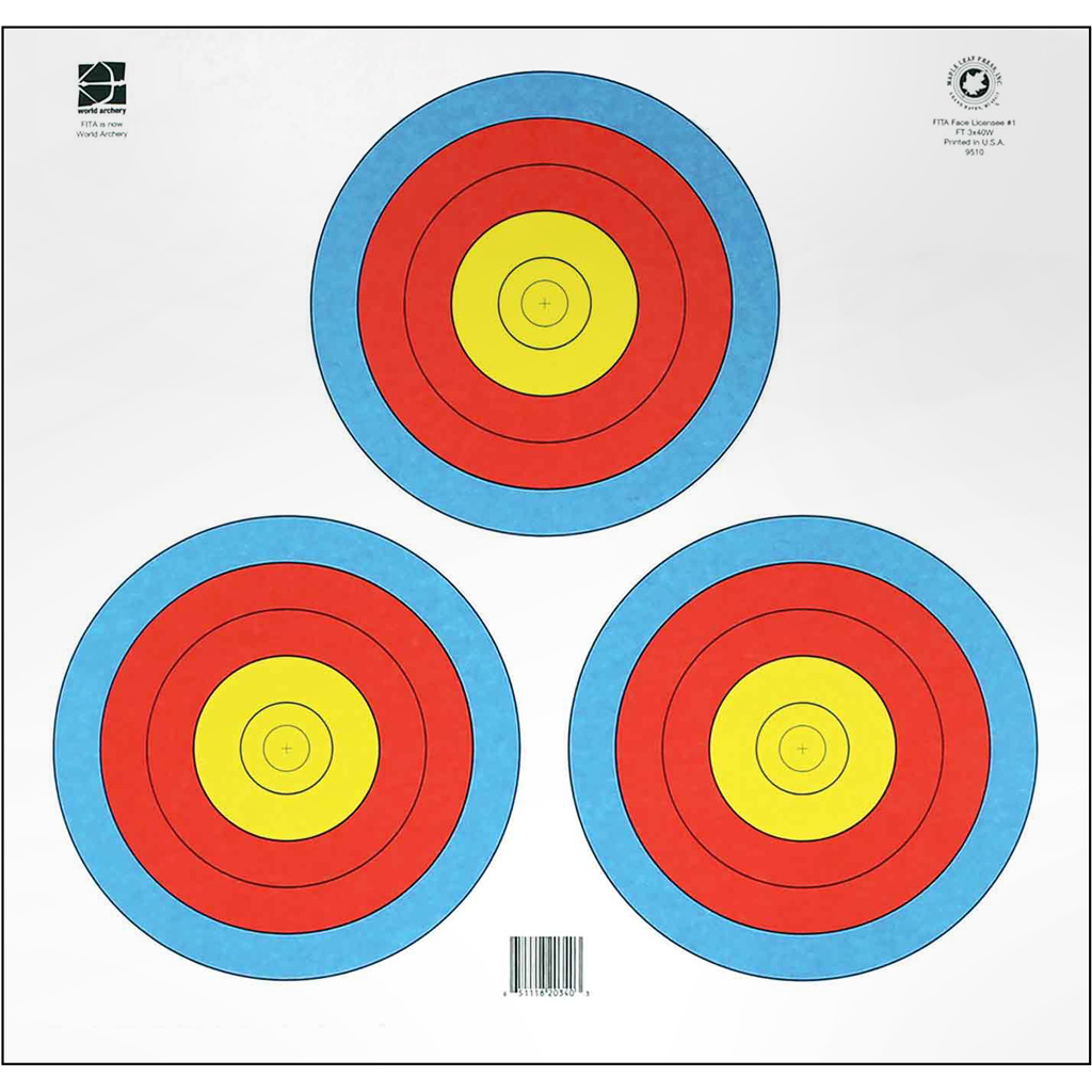 Maple Leaf WA 3 Spot Triange Target 25 pk.