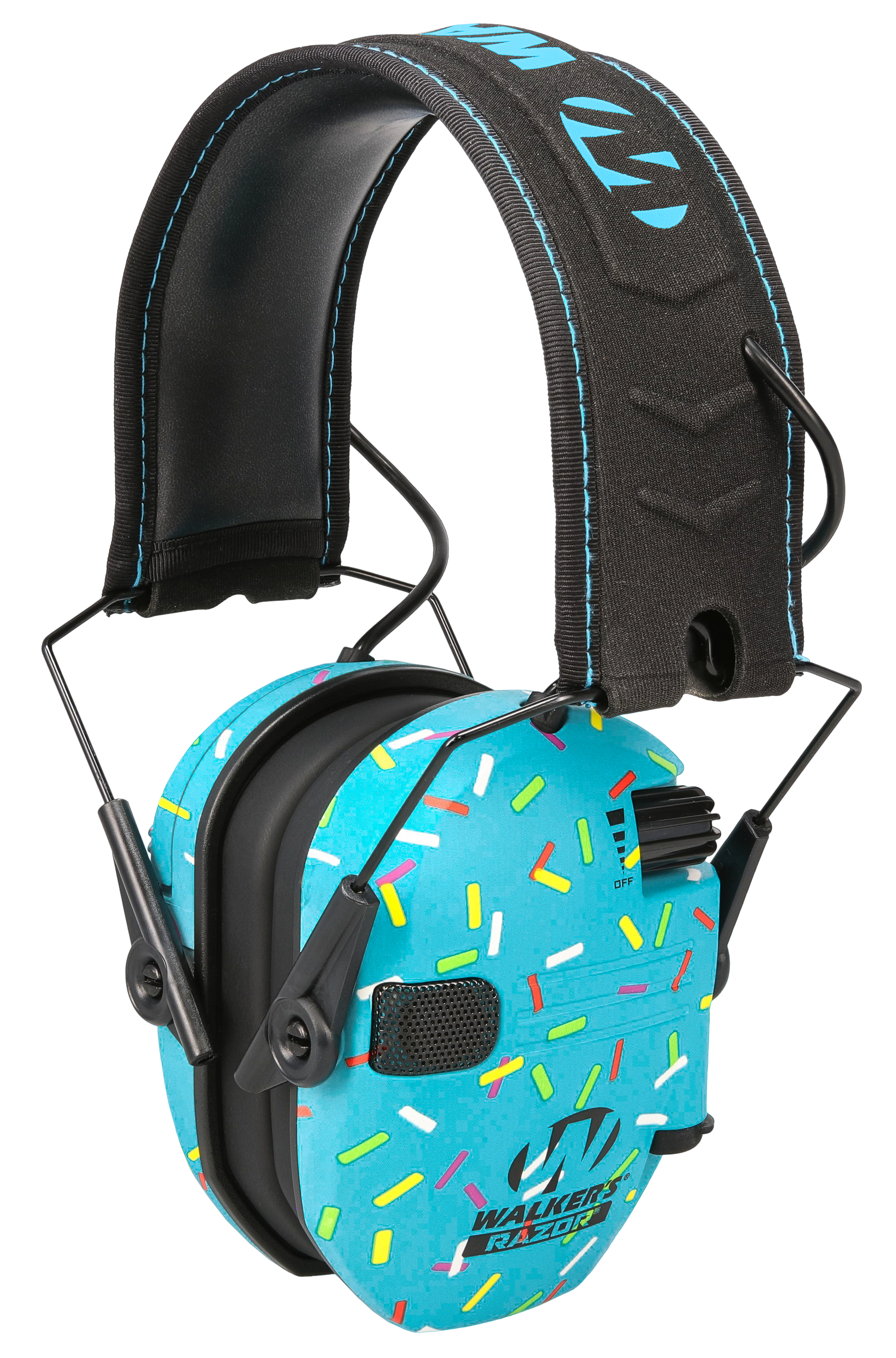 Walker's GWPFKDMSPRNKBL Passive  Over the Head Blue Sprinkles Youth