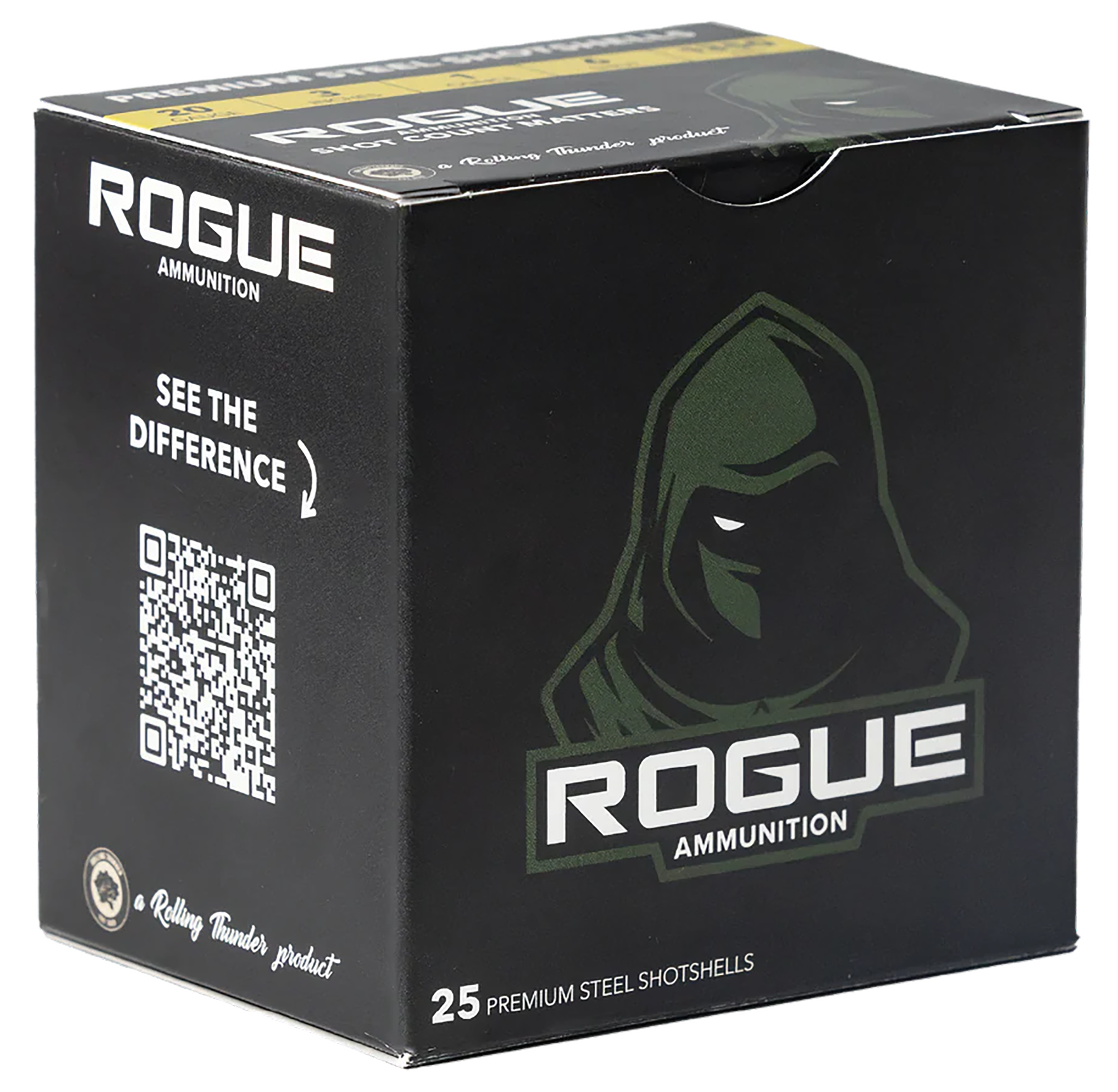 Rogue Ammunition RA-20-1-4S   20Gauge 3" 1oz 4Shot 25 Per Box/10 Case