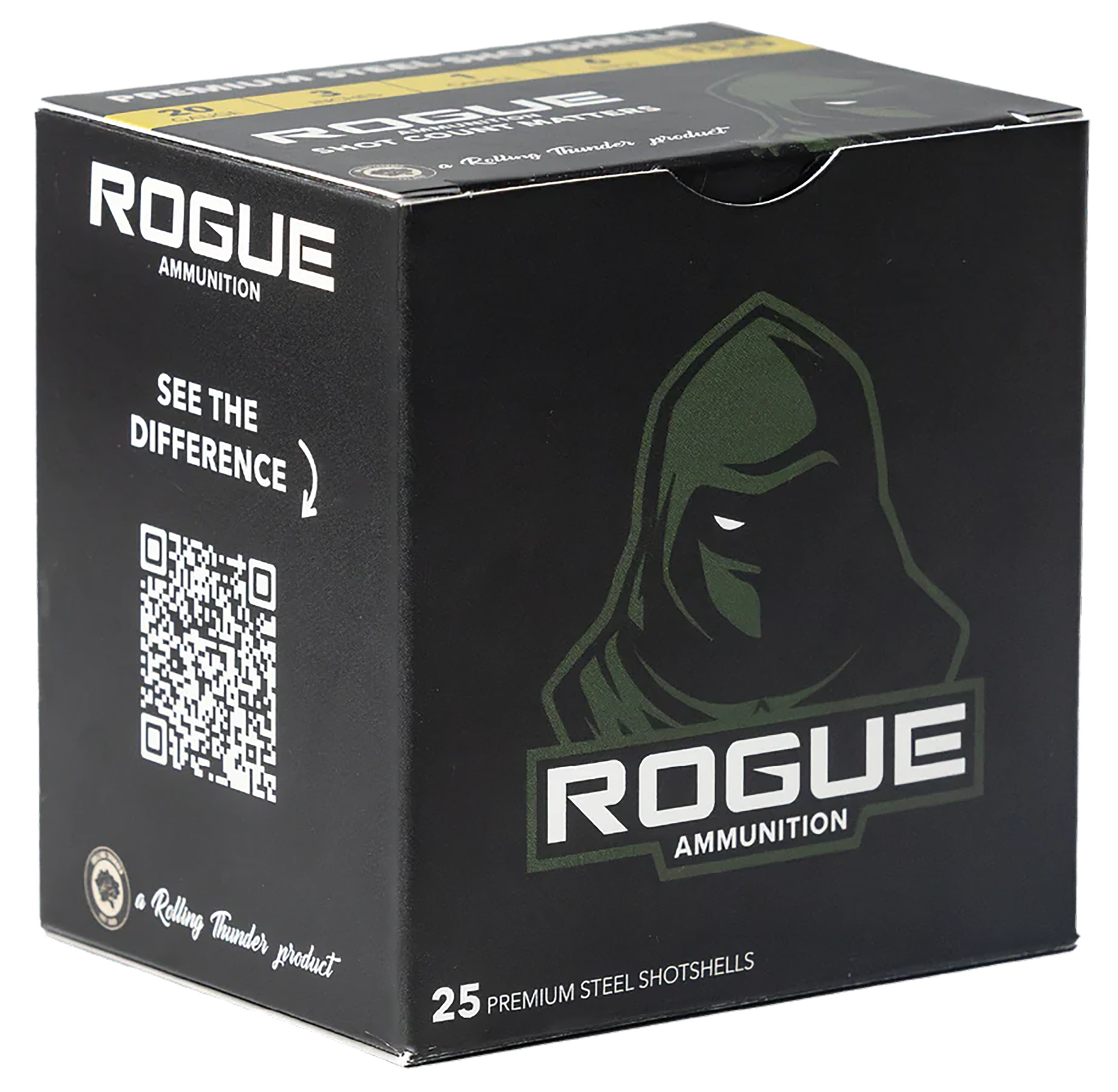 Rogue Ammunition RA-20-1-6S 20Gauge 3" 1oz 6Shot 25 Per Box/10 Case