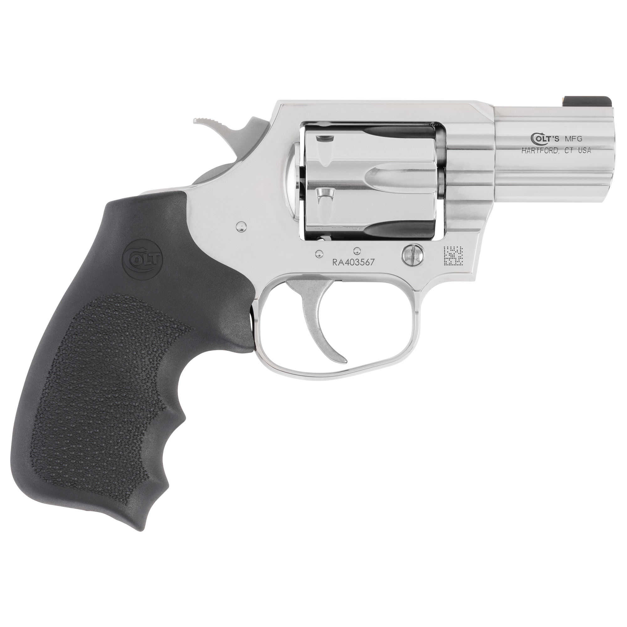 Colt King Cobra Carry DA/SA Revolver 357 Mag 2 in. Stainless w/Hogue Grip 6 rd.