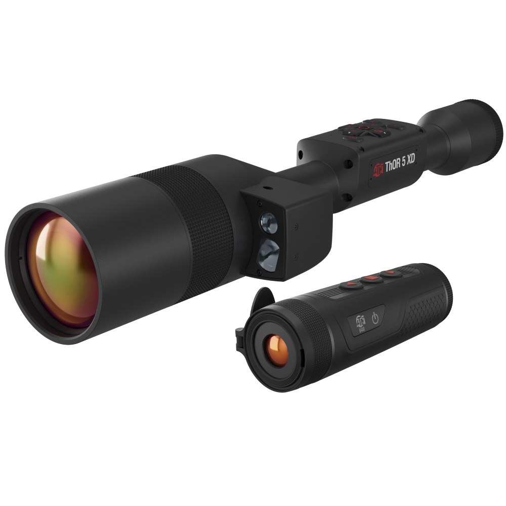 Atn Thor 5 Lrf Thermal 4-40x 41-50mm Laser Rangefinder Rifle Scope