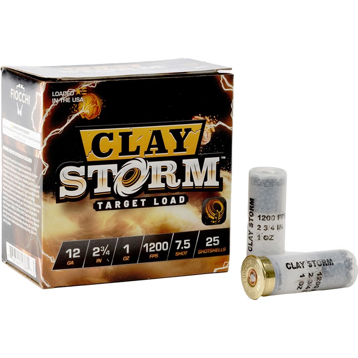 Fiocchi Clay Storm 12 Gauge Shot 1 1/8 oz 25 Rounds