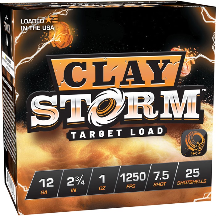 Fiocchi Clay Storm 12 Gauge Lead Shot 1 oz 25 Rounds