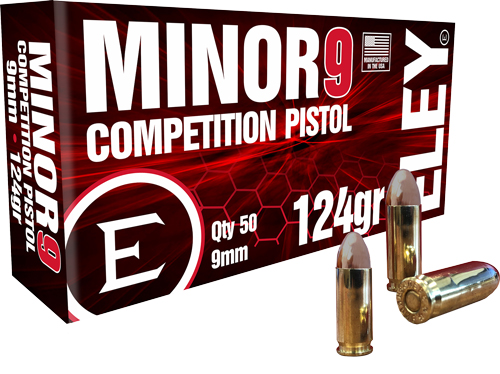 Eley Minor 9 Competition 9mm 124gr FMJ