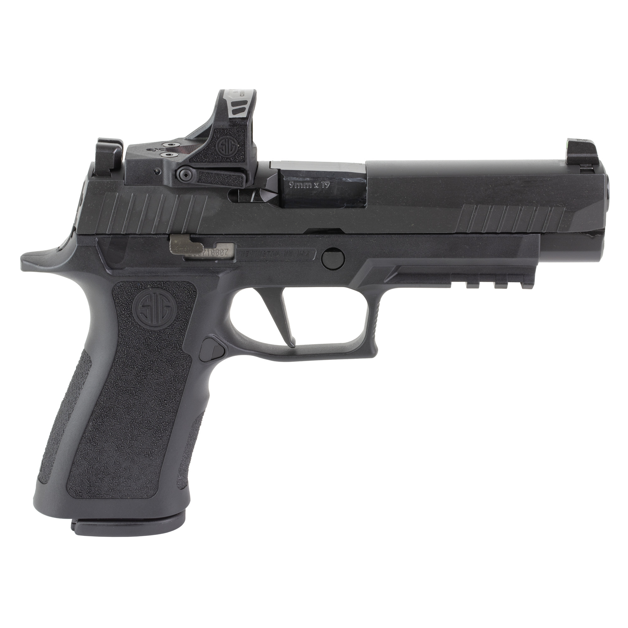 Sig Sauer P320 XFull 9mm 4.7 inch 17 rounds Colored Finish Shield Rmsc Optic