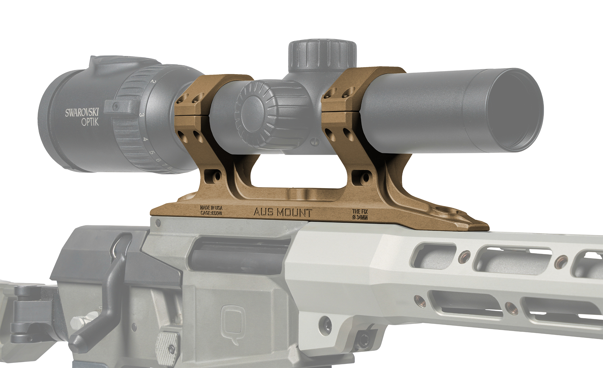 Q Llc Q 100-323 Aus Mount 34mm Dia Direct The Fix Fde