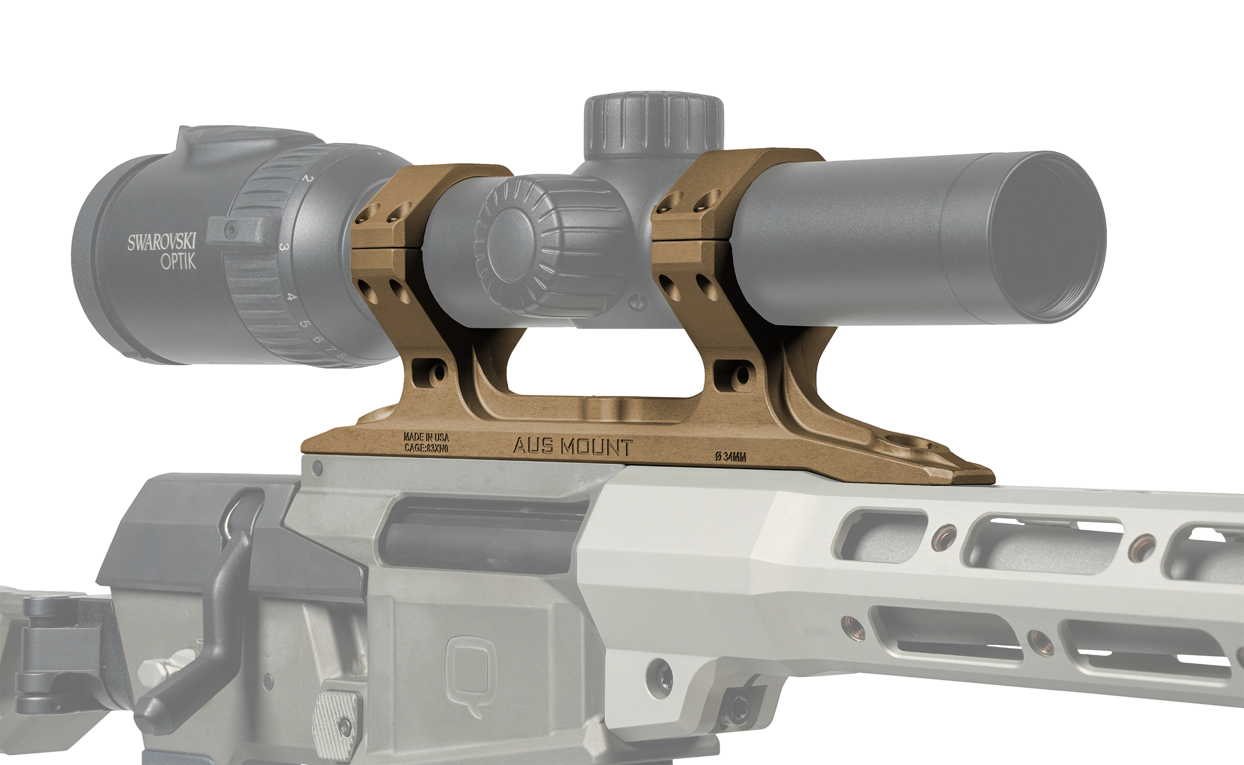 Q Llc Aus Mount 34mm Dia Direct Mini Fix Fde