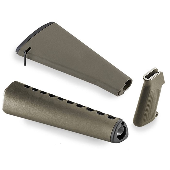 Luth-Ar Ar-15 Complete Retro A1 Furniture Kit Od Green Nylon