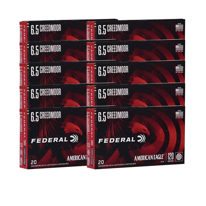 Federal American Eagle 6.5 CM 120gr OTM 200ct Case