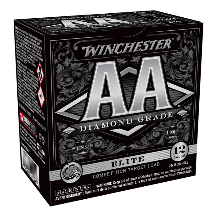 Winchester AA Diamond Grade 12 Gauge 2-3/4" 1oz #7.5 Shot 1250 FPS 250ct