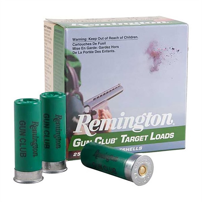 Remington Gun Club Target 12 Gauge 2-3/4" 1-1/8oz #8 Shot 1200fps 250ct