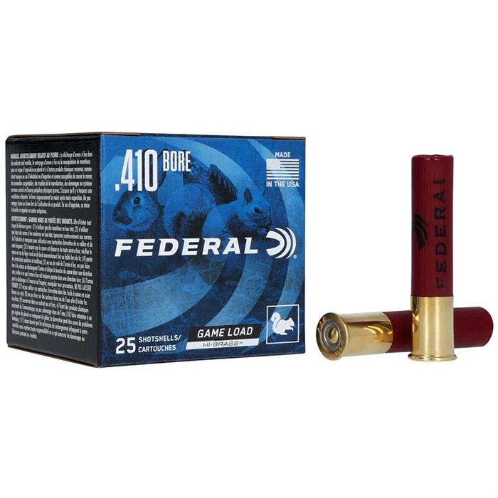 Federal Game-Shok Upland Game 410 Bore 2.5" 1/2oz #6 Lead 250ct