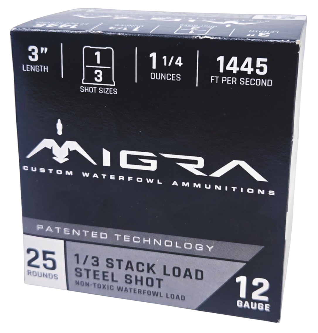 Migra Ammunitions M12SS13 Staxd 12 Gauge 1 1/4 oz 1/3 Shot 25 Rounds