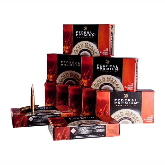 Federal Gold Medal 223 Rem 69gr Sierra MatchKing BTHP 200ct Case