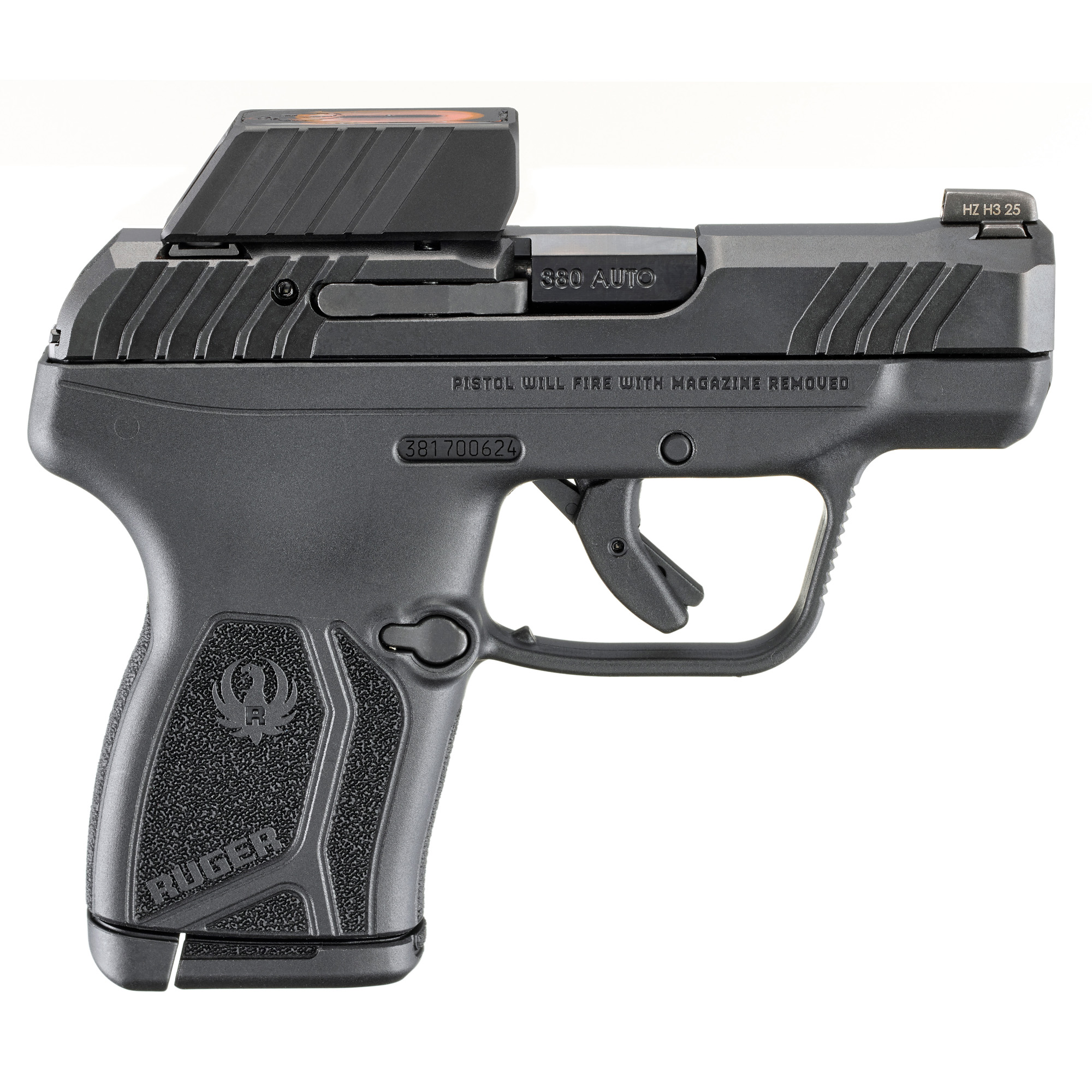 Ruger Lcp Max 380 Acp 2.80in 10+1 Nitride Slide Nitride Barrel Polymer Frame