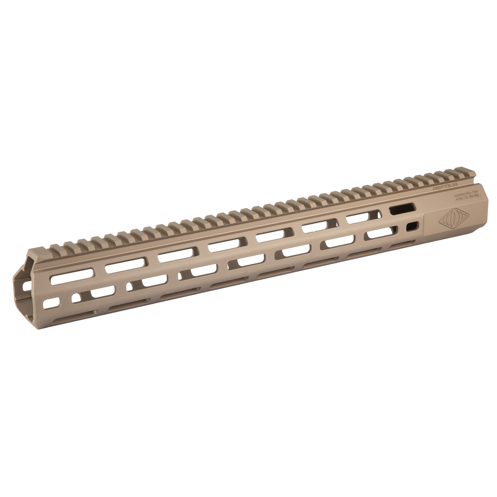 Reptilia 15 Inch M-LOK Handguard FDE AR-15 MIL-STD III