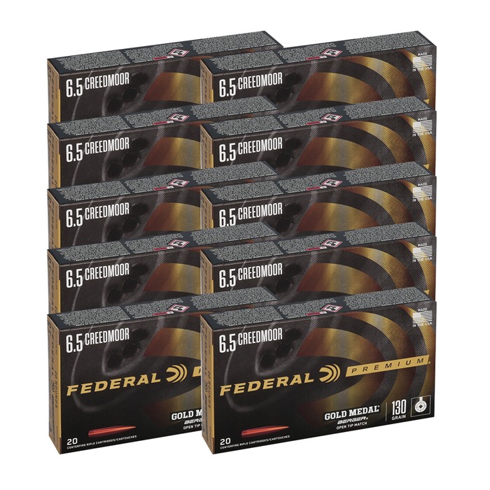 Federal Premium Gold Medal Berger 6.5 CM 130gr Hybrid OTM 200ct