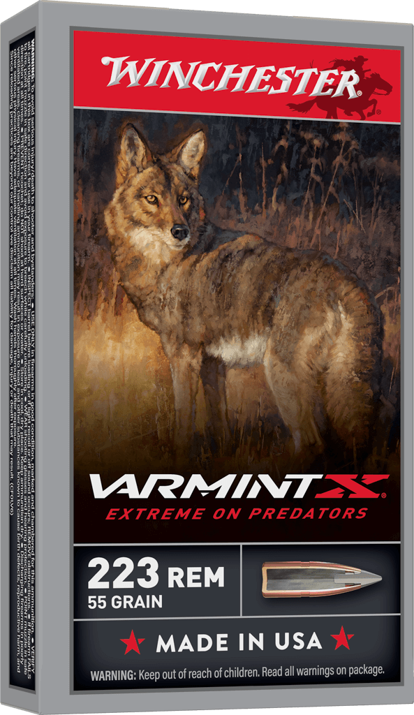 Winchester, Varmint X, .223 Remington, Varmint, 55 Grain, 20 Rounds