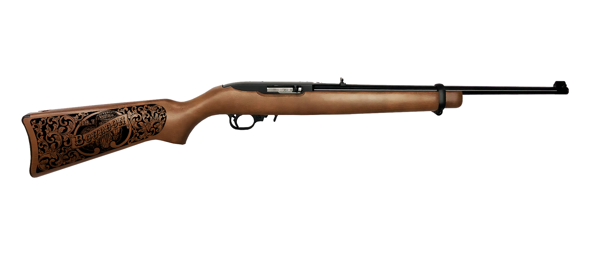 Ruger 10/22 .22LR 16.1 inch 10 round Bourbon Edition Semi Automatic Rifle