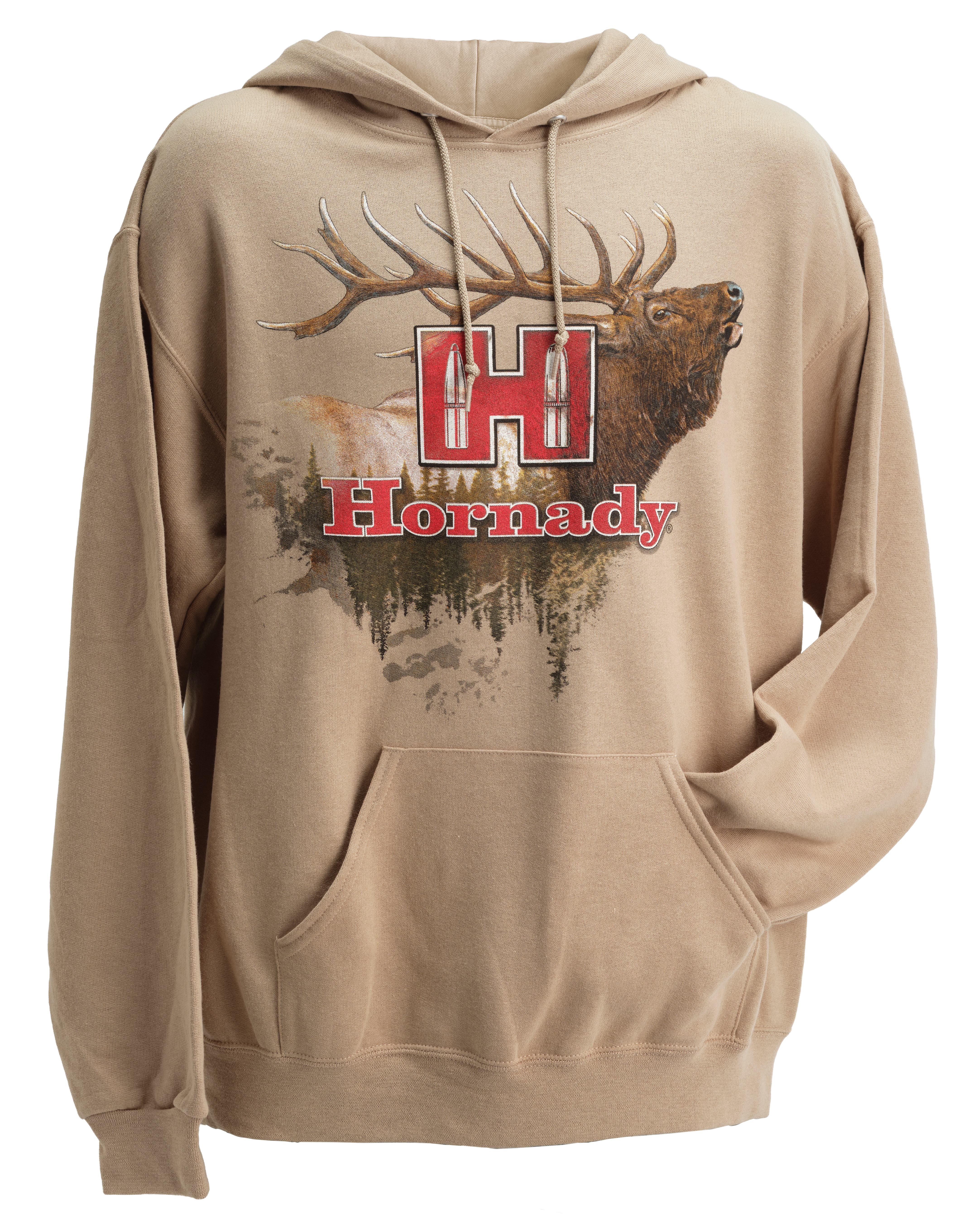 Hornady 99612S Elk  Small Tan/Khaki Hoodie
